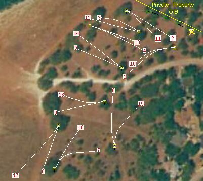 Arrowhead Point Aerial Map Course Layout